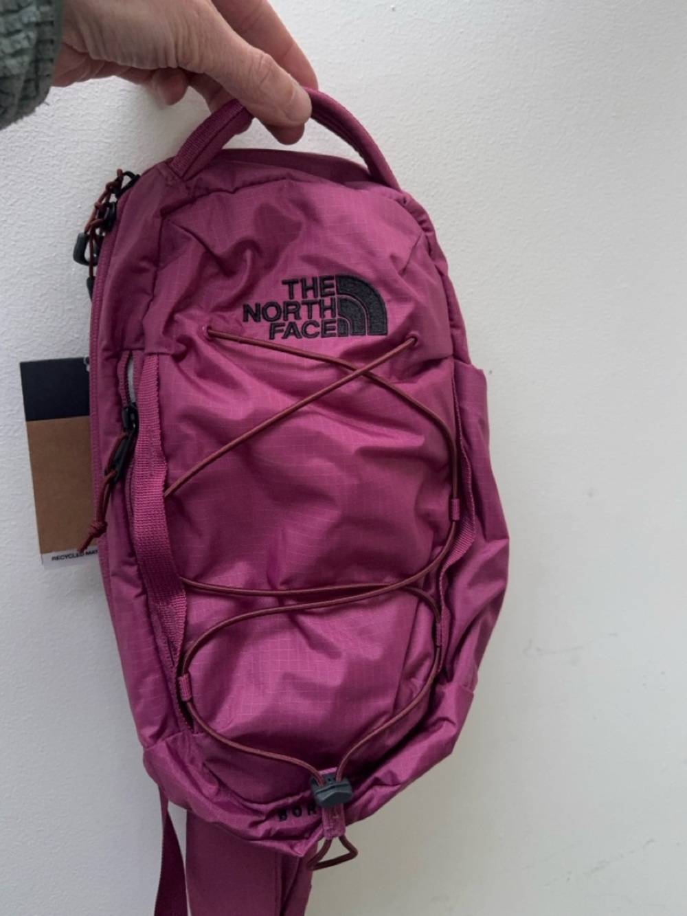 NWT The North Face Borealis Sling Cyber Berry pink